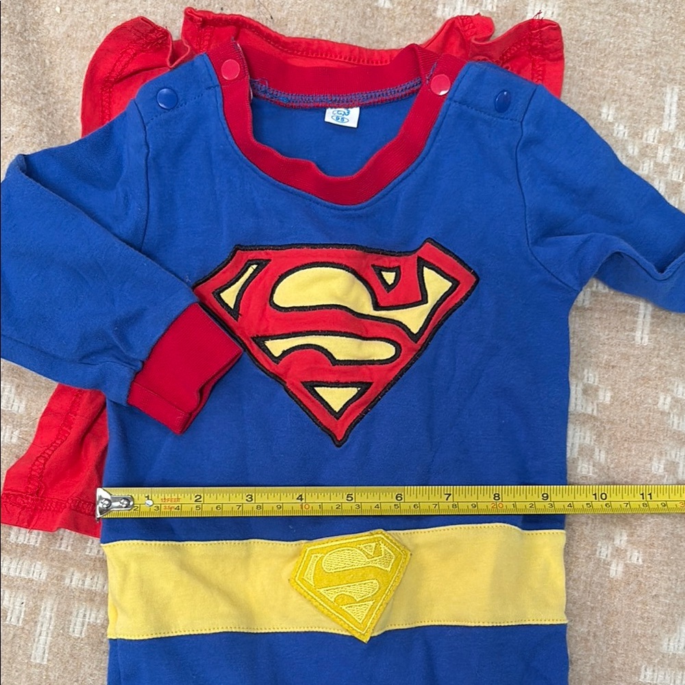 Superman Kids Costume - Blue and Red 3-6months
